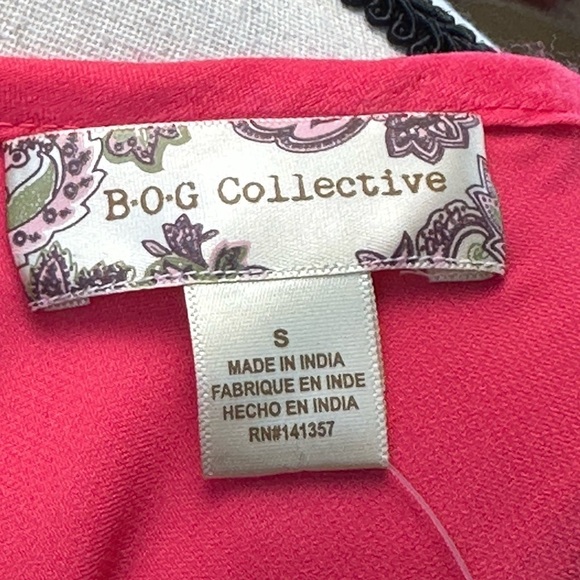 BOG Collective Sleeveless Midi Slip Dress - Fuchsia Pink - size Small - Picture 8 of 10